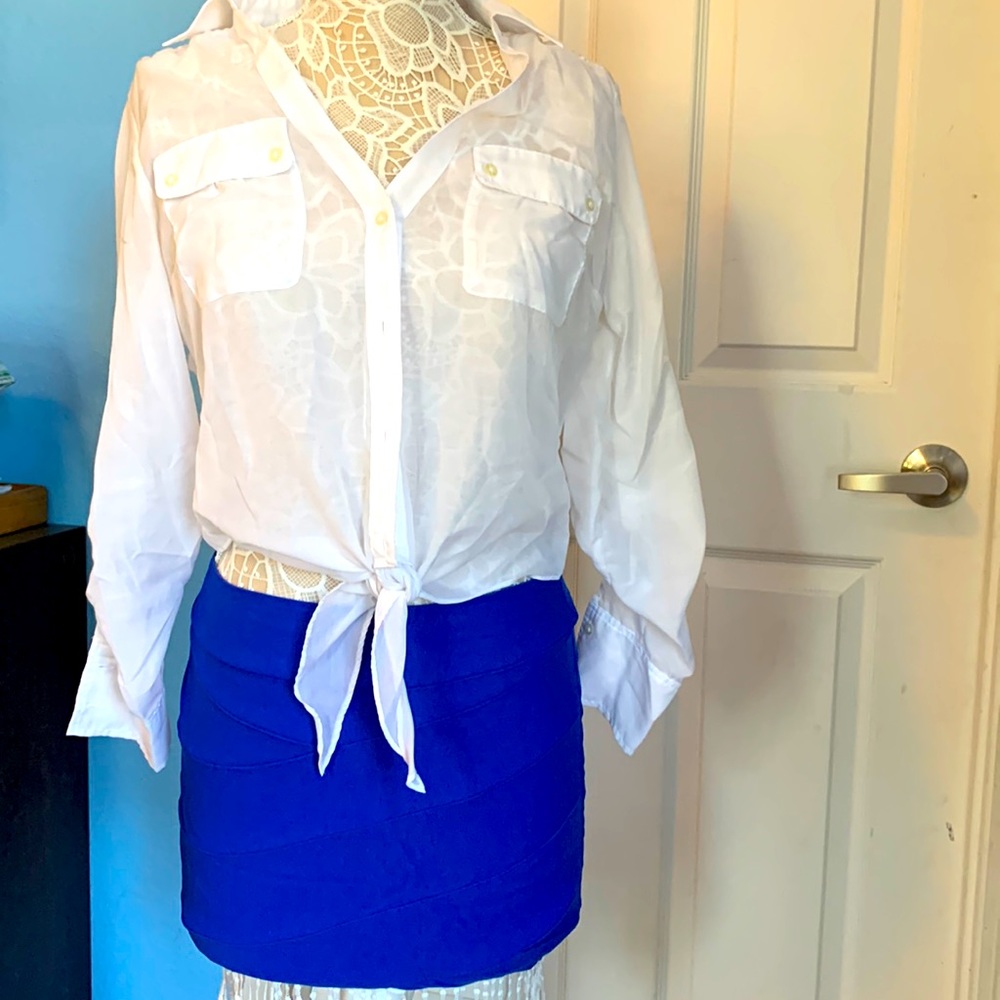 Crop Blouse and Skirt